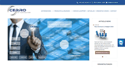 Desktop Screenshot of cerro-edv.de